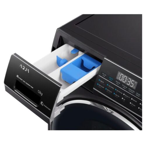 Ảnh máy Giặt Aqua Inverter 12 Kg AW12-B4959U1K(B) cửa trước