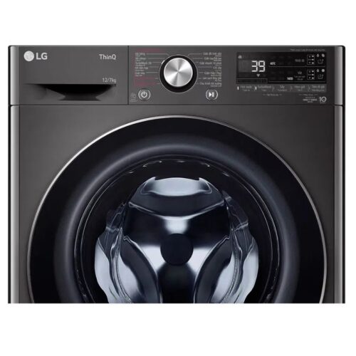 Bảng điều khiển máy Giặt Sấy LG Inverter giặt 12 - sấy 7 Kg FV1412H3BA