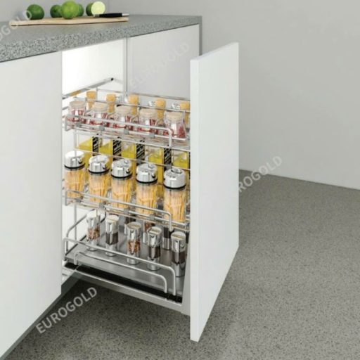 Giá gia vị nan oval, ray giảm chấn Eurogold EPV3030F